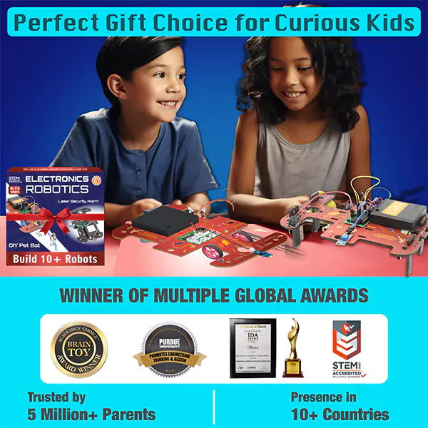 Electronics Robotics: 10 in 1 STEM Robotics Starter Kit | 8-14 years - Image 2