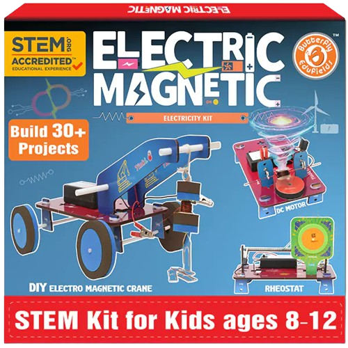 ELECTRIC MAGNETIC : 30 in 1 Ultimate Electricity Kit | 8-12 years