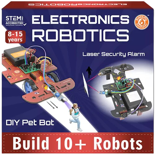 Electronics Robotics: 10 in 1 STEM Robotics Starter Kit | 8-14 years