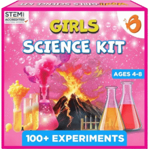 Girls Chemistry Science Kit | 100+ experiments | Age 4-8