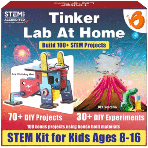 TINKER LAB at Home 100 projects | 8-16 Years